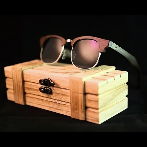 REDMAN RICHARD Wooden Sunglasses - Picture 1 of 2